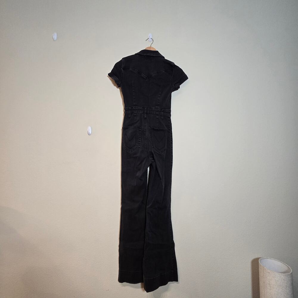 Show Me Your Mumu Everhart Jumpsuit in Pitch Black Sz S - Picture 3 of 8